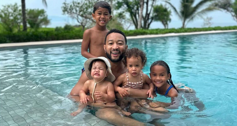 JOHN LEGEND + CHRISSY TEIGEN: Effortlessly into Family Life