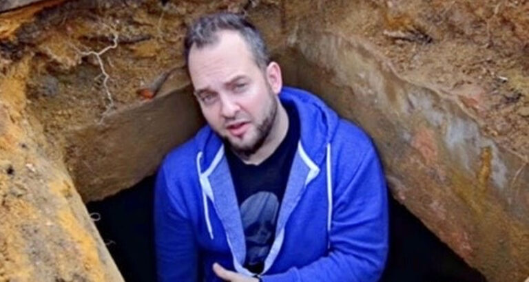 Man kept hearing strange noises under driveway, it led to an astounding discovery