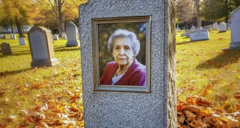 Before She Died, Grandma Asked Me to Clean the Photo on Her Headstone a Year After Her Passing , I Finally Did So and Was Stunned by What I Found