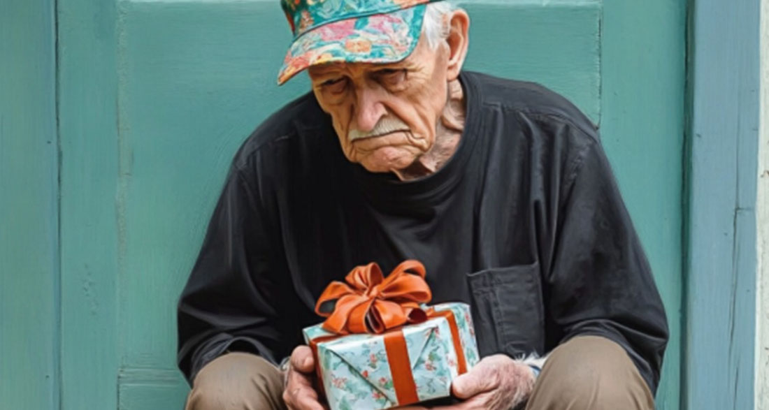 Lonely Old Man Invites Family to Celebrate His 93rd Birthday, but Only a Stranger Shows Up