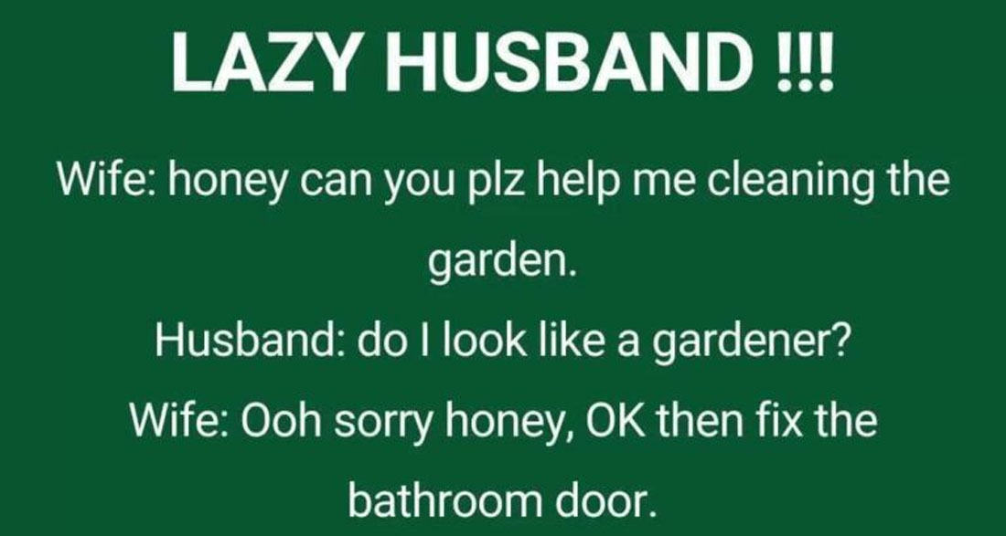 The Lazy Husband! (Hilarious Story)… Read it Here!