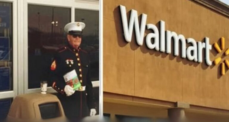 (VIDEO)Marine Kicked Out Of Walmart Store Because Of Uniform, What Happens Next Went Completely Viral