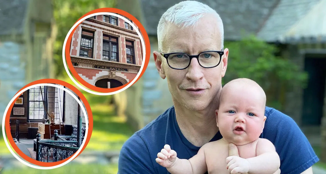 Inside Anderson Cooper’s Converted Firehouse Home Where He Lives with Kids He Shares with His Ex