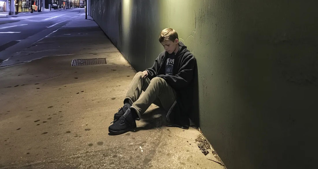 Rich Man Humiliates Boy Shining Shoes in Underpass