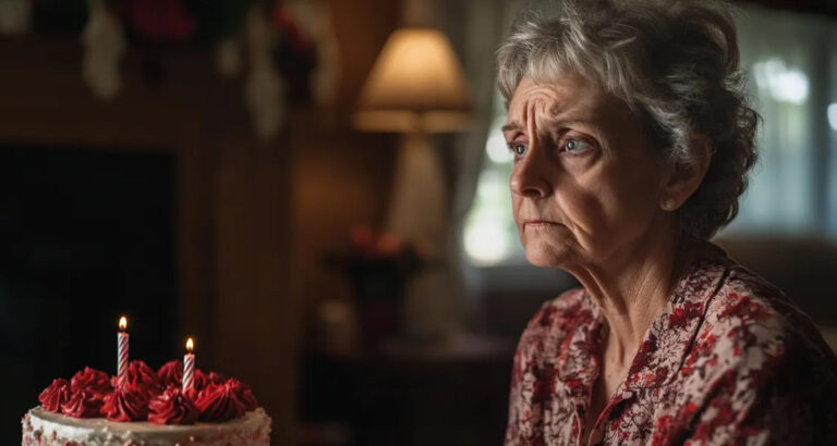 No One Shows Up to Old Woman’s Birthday Except a Courier with a Cake That Reads, ‘We Know What You Did’ – Story of the Day