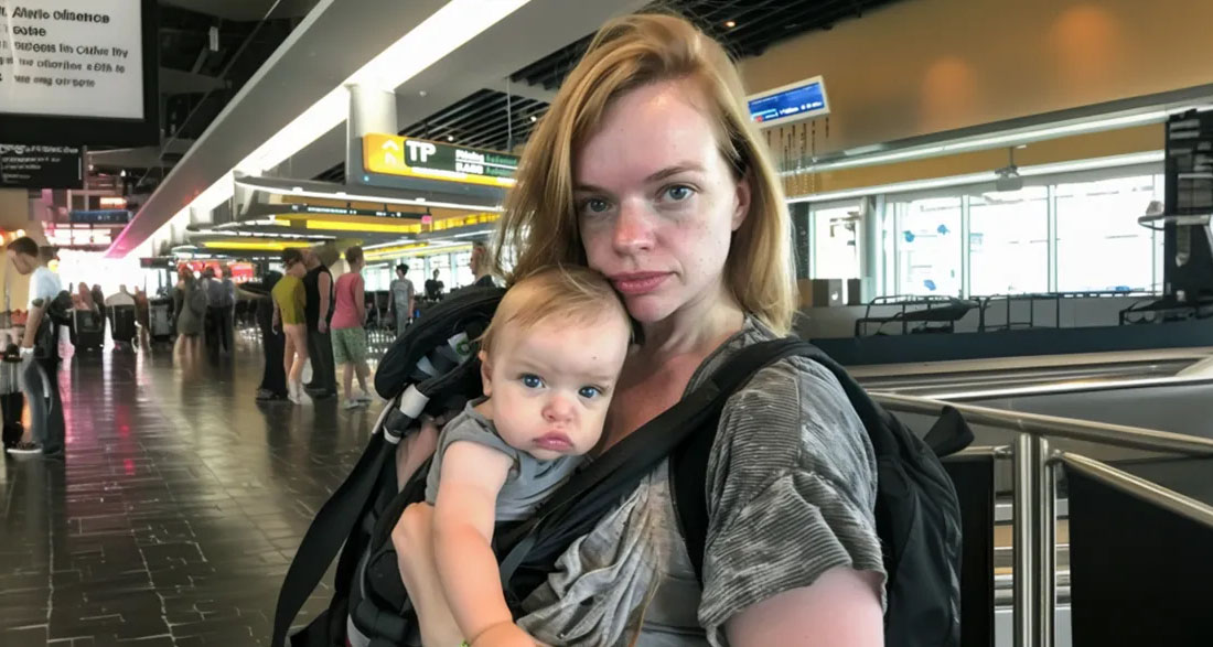 My Husband Ditched Me and Our Baby at the Airport and Went on Vacation Alone – He Couldn’t Regret It More