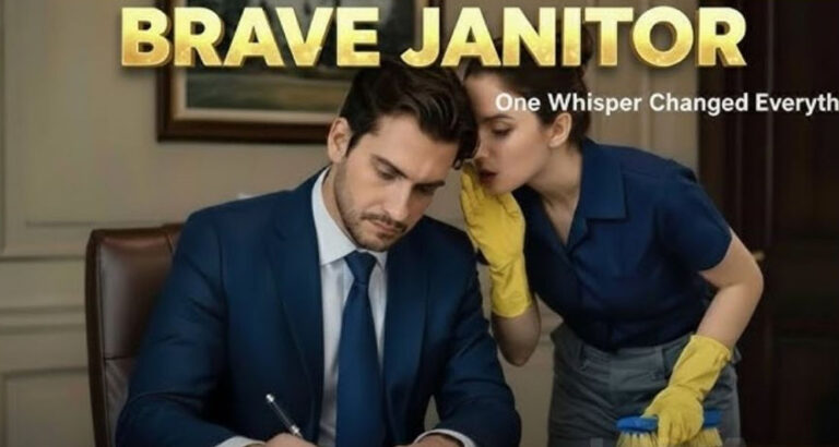 POOR CLEANING LADY WHISPERED TO THE MILLIONAIRE DON’T SIGN THIS AND WHAT HE DID SURPRISED EVERYONE