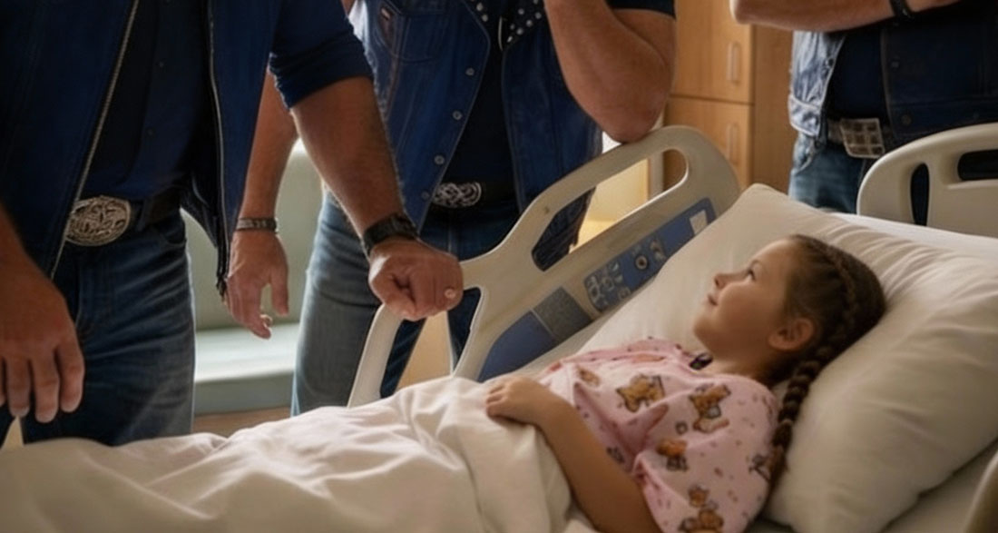 The Biker Who Became Her Shield How One Little Girl Turned Four Friends Into Heroes