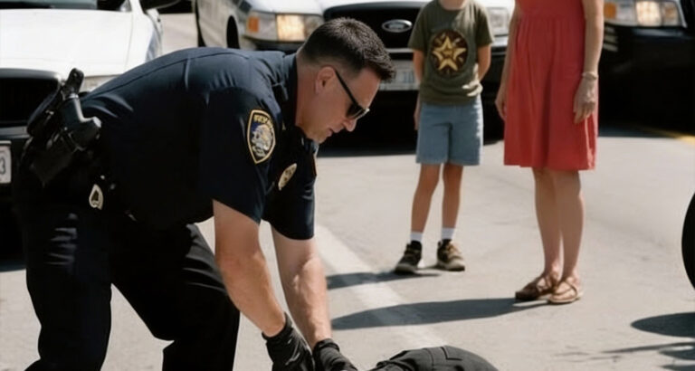 The Day They Forced My Husband to the Ground The Heat Burned His Skin but What the Officer Whispered Burned His Soul