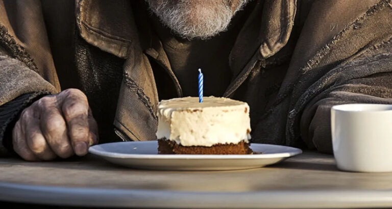 Homeless Man Asked Me to Buy Him Coffee on His Birthday — Hours Later, He Sat Next to Me in First Class