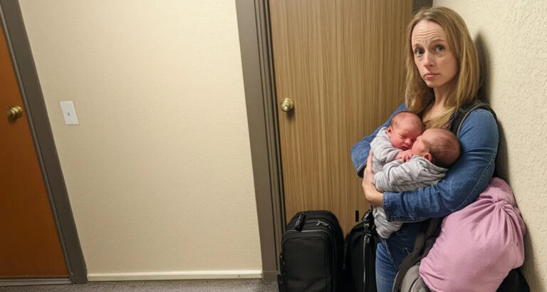 I Came Home with My Newborn Twins to Find the Locks Changed, My Stuff Thrown Out, and a Note Waiting for Me