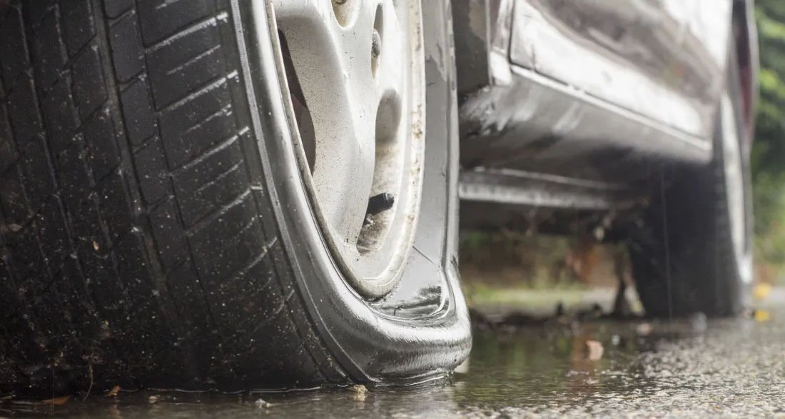 I Was Eight Months Pregnant When My Husband Refused to Help Me Change a Flat Tire – I Came Home with Someone, and His Face Went Pale