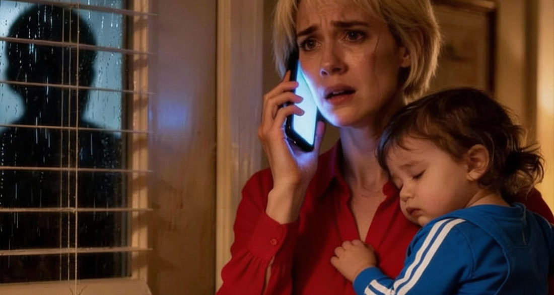 My husband called at 2 a.m., panic in his voice. “Lock every door and window—now.” Holding my three-year-old daughter, I rushed through the house, hands shaking as I locked everything—never imagining the terror that came next.