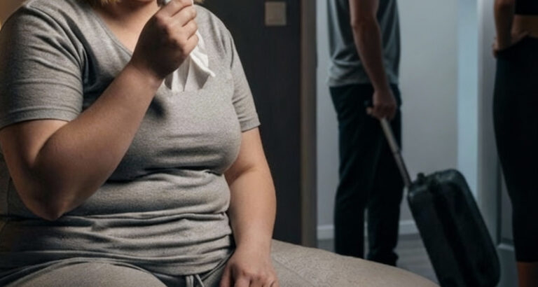 My husband m0cked my weight and walked out on me for a fit woman. When he returned to collect his belongings, a red note on the table stopped him cold. As he read it, the color drained from his face. I had done something he never expected.