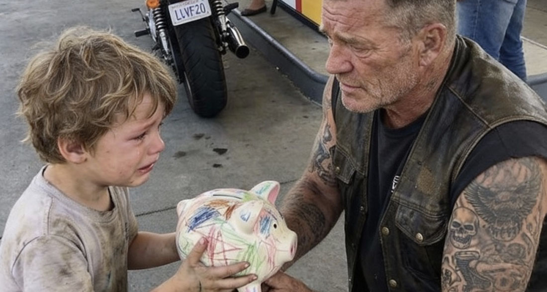 The $47 Rescue: How a Child’s Piggy Bank and a Biker’s Fury Broke a Cycle of Violence