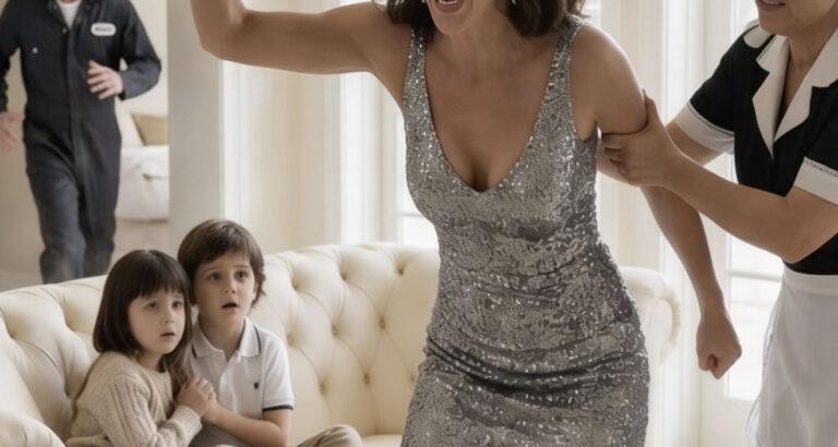 The millionaire disguised himself as a gardener—until the maid saved his children from his own fiancée.