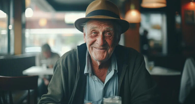 I Gave a Free Dinner to a Broke Old Man – the Next Morning, Something on My Door Made My Heart Stop