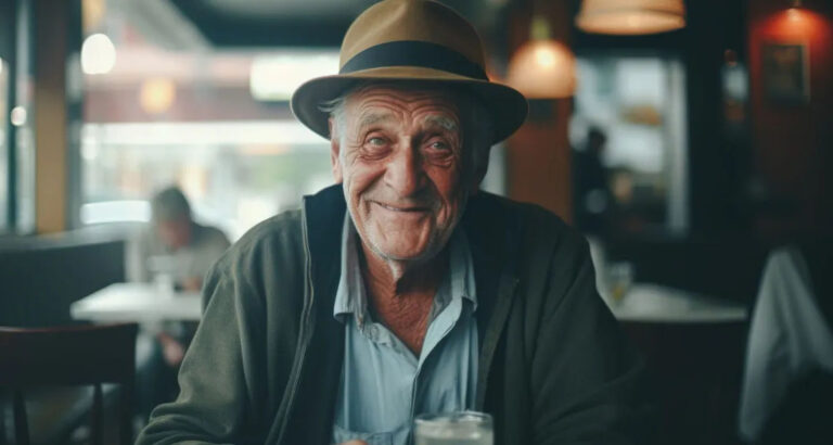 I Gave a Free Dinner to a Broke Old Man – the Next Morning, Something on My Door Made My Heart Stop