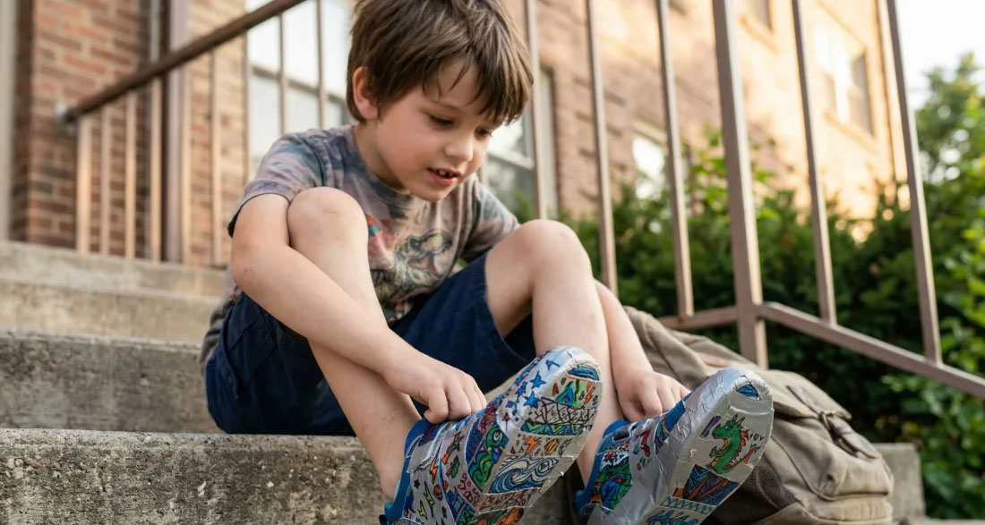 My 8-Year-Old Son Was Teased for Wearing Duct-Taped Sneakers – The Next Morning, the Principal Made a Call That Changed Everything